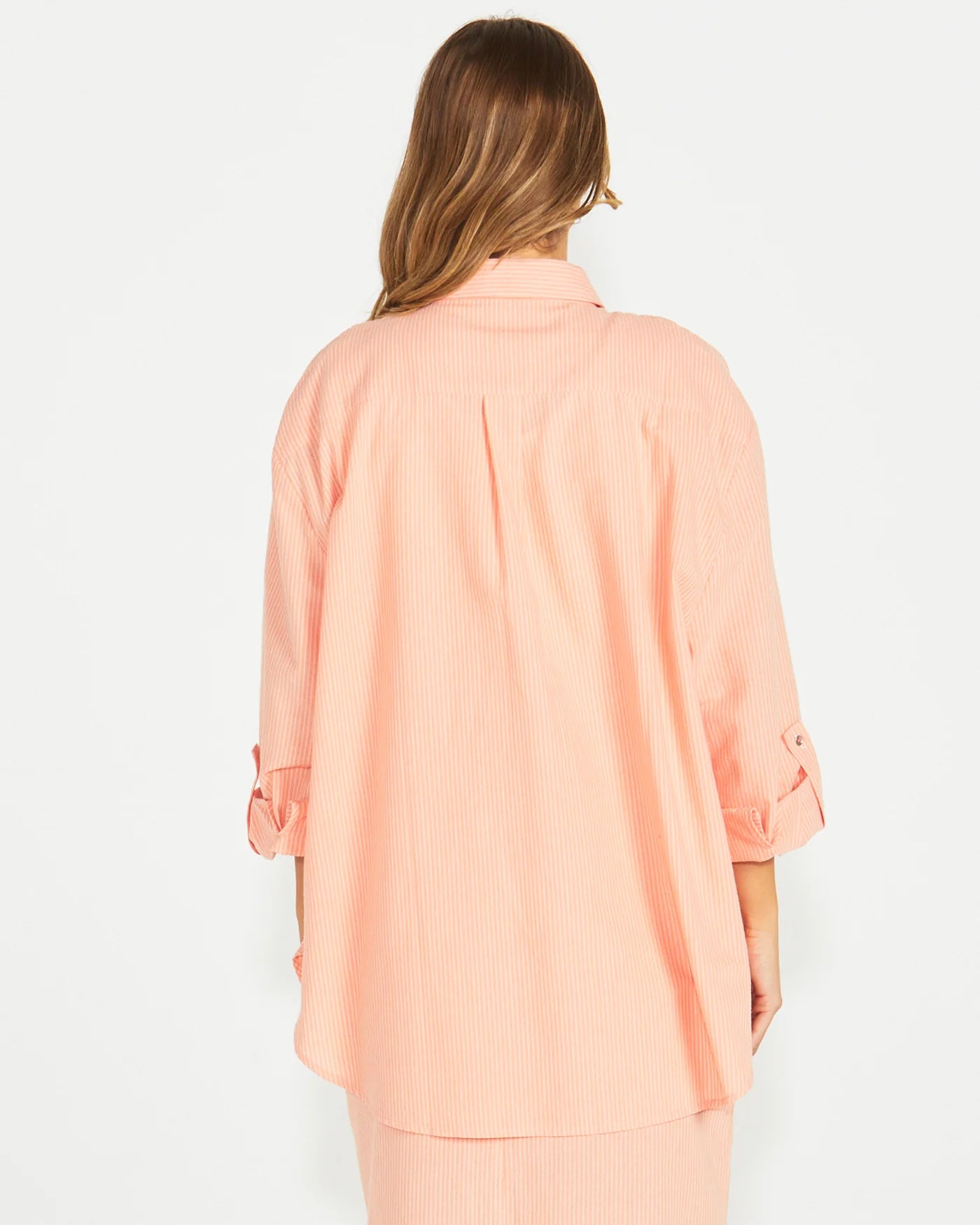 SASS Liberty Shirt - Neon/Peach Stripe