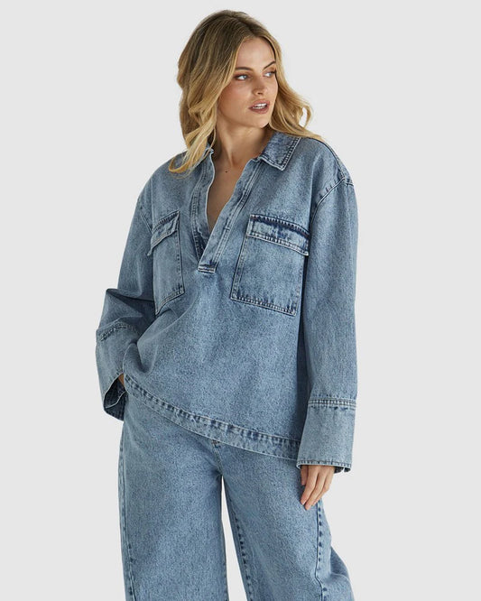 SASS Jordan Top - Acid Wash