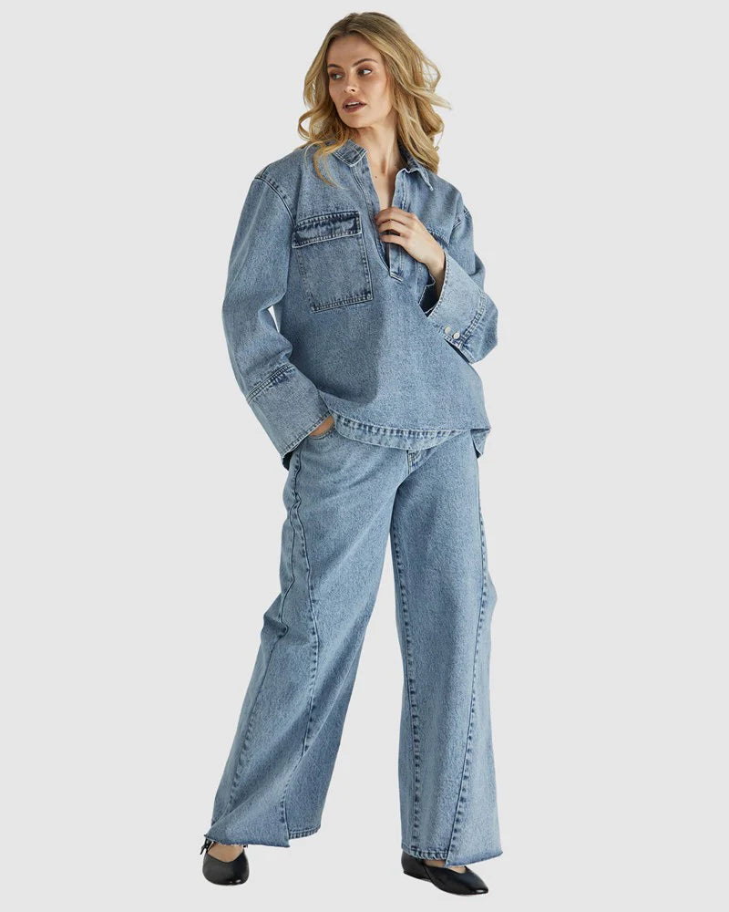 SASS Jordan Top - Acid Wash