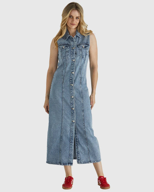 SASS Jordan Dress - Acid Wash