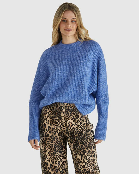 SASS Romee Knit - Blue Marle