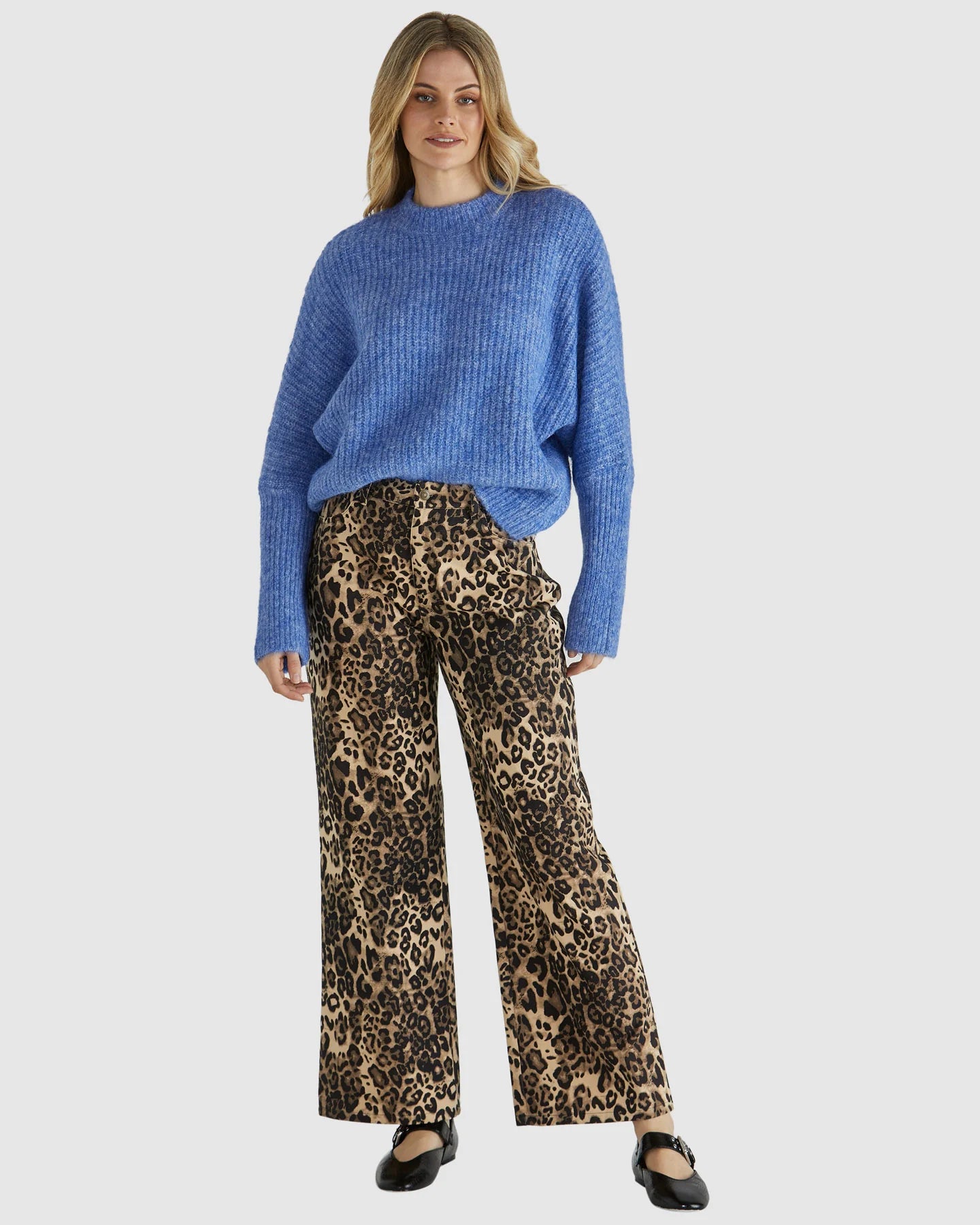 SASS Romee Knit - Blue Marle