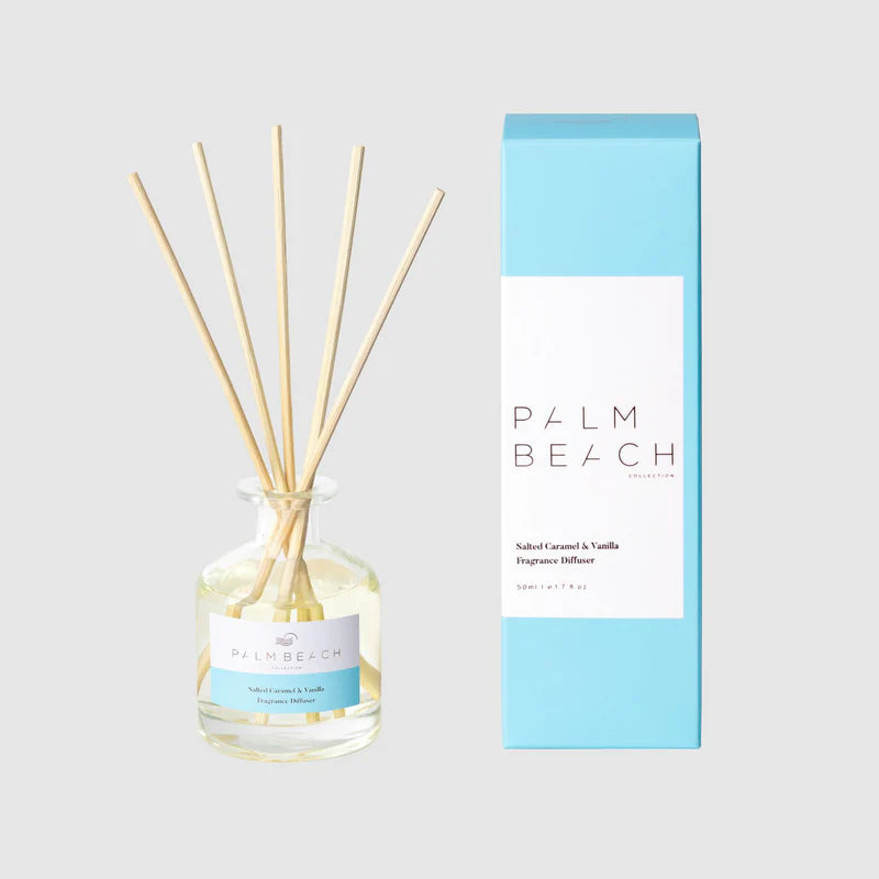 PALM BEACH SALTED CARAMEL & VANILLA MINI DIFFUSER 50ml