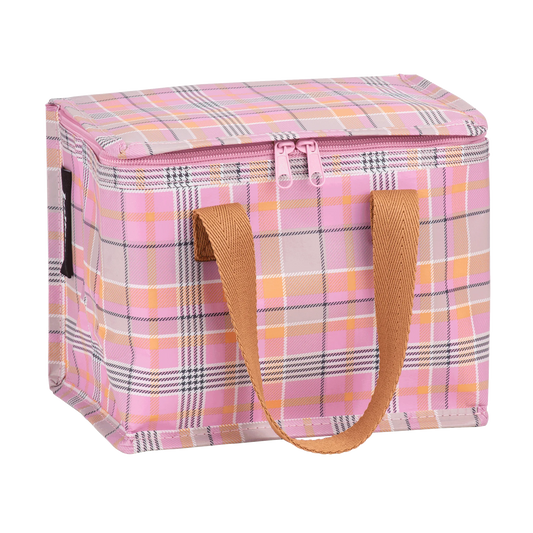 KOLLAB LUNCH BAG - Pink Blanket Check