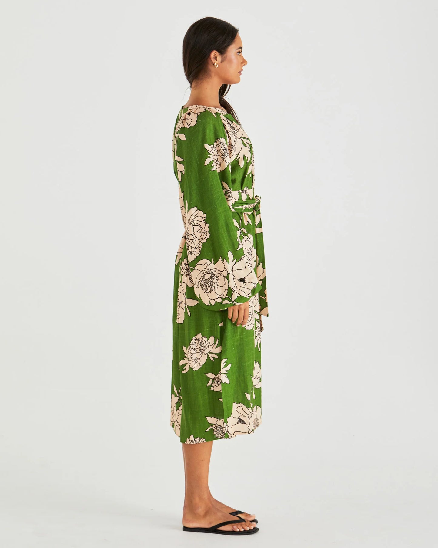 SASS Antonie Obie Belt Dress - Moonflower