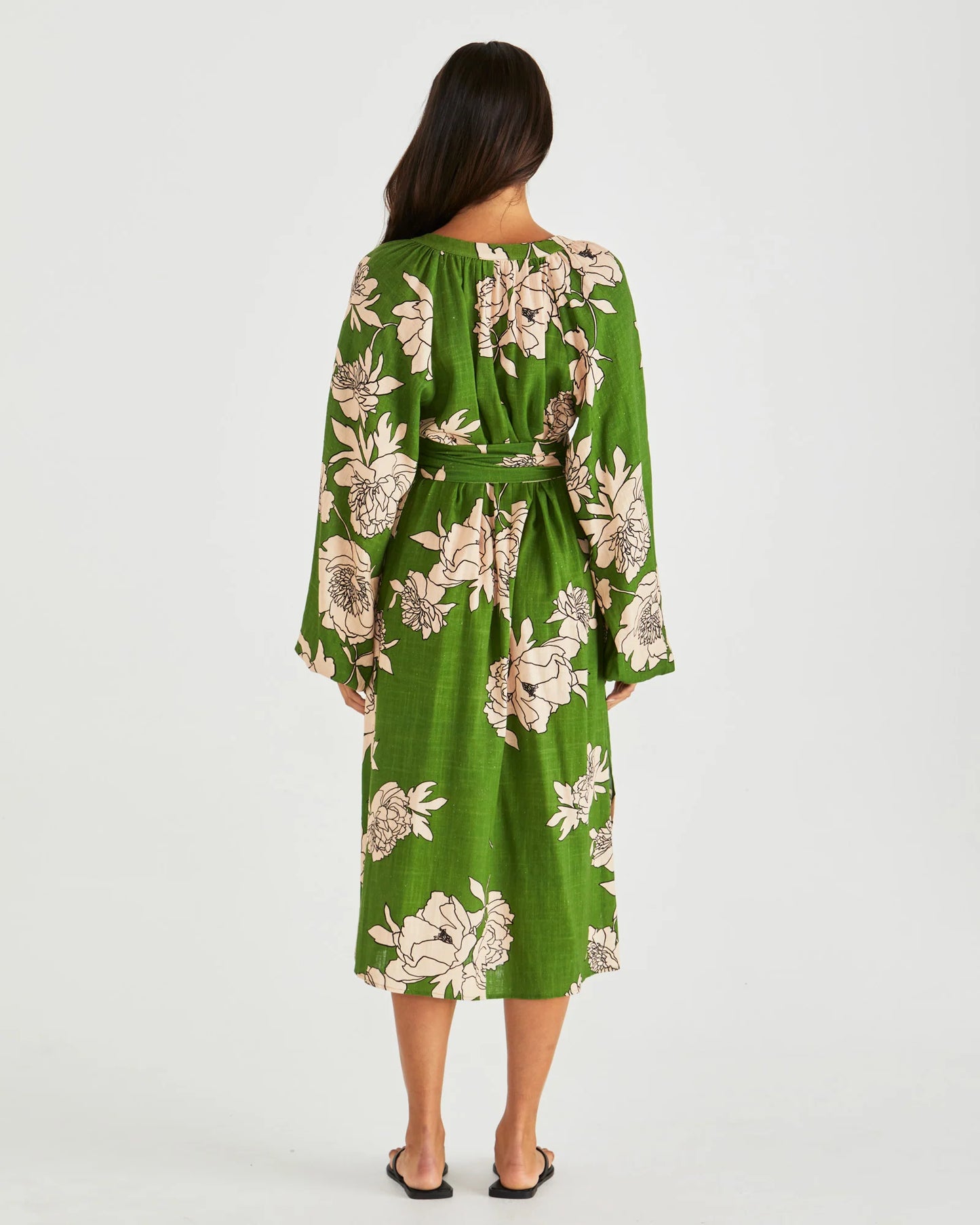 SASS Antonie Obie Belt Dress - Moonflower
