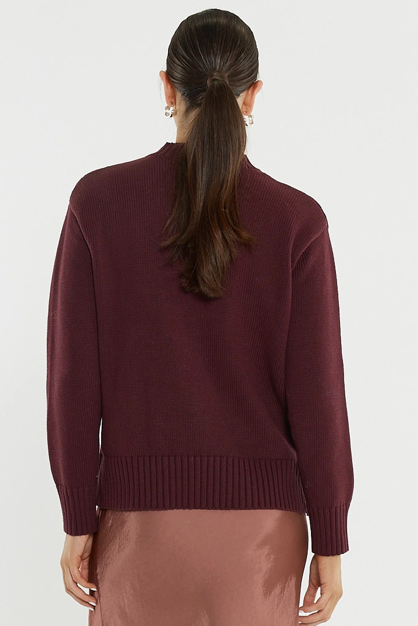 SASS Ivy Cotton Knit - Burgundy