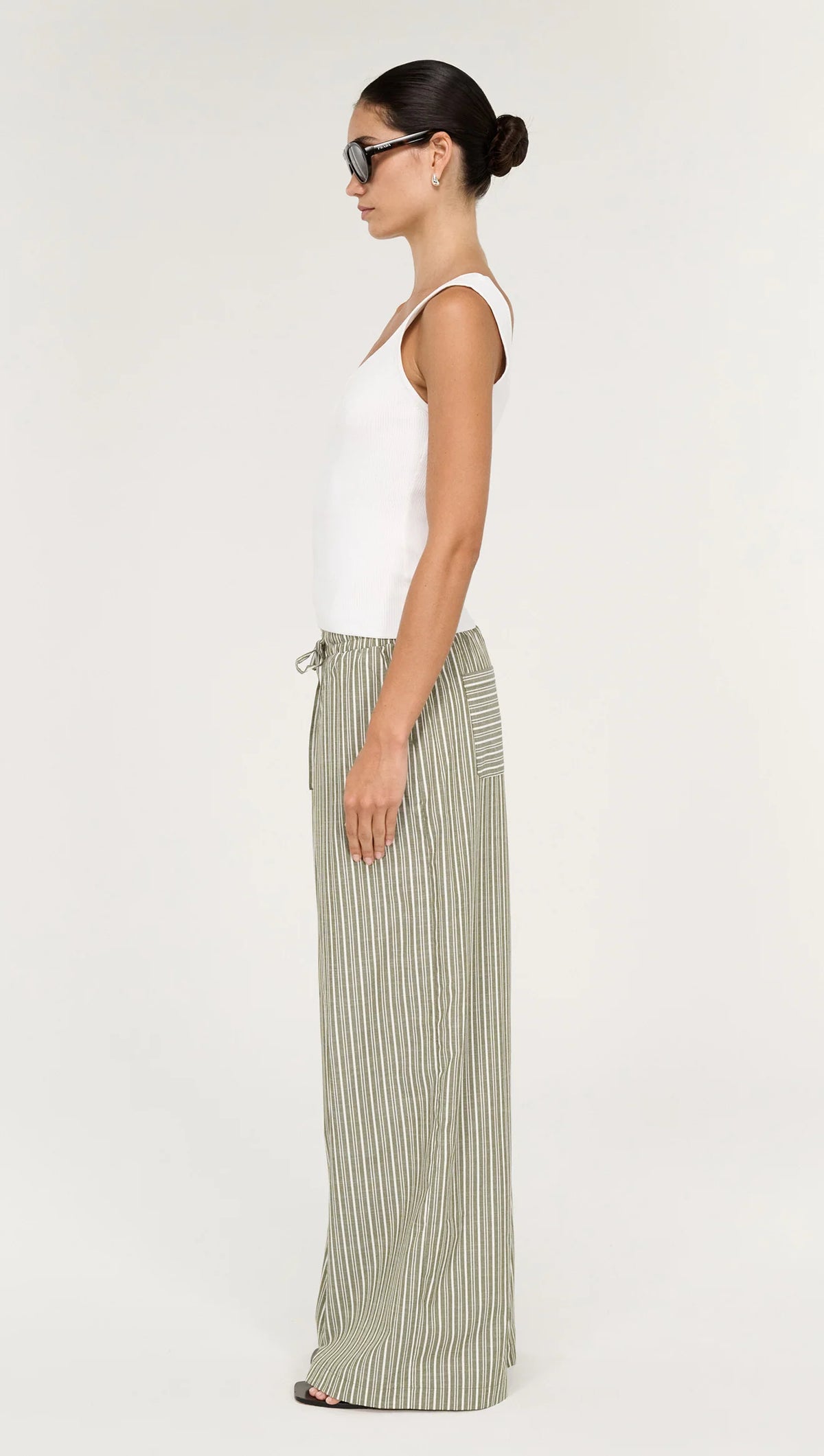 STAPLE THE LABEL Vera Knit Tank - White