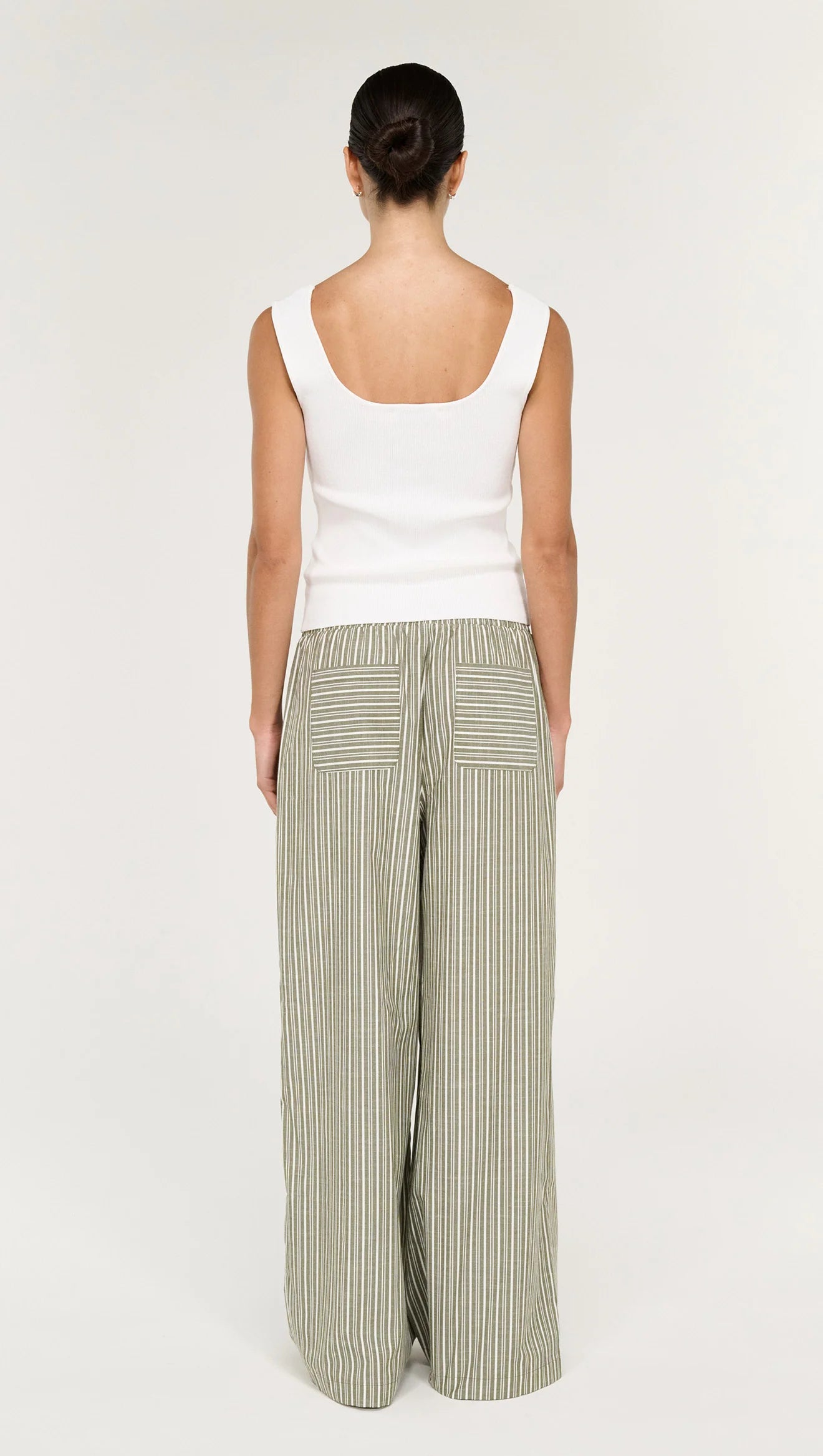 STAPLE THE LABEL Vera Knit Tank - White