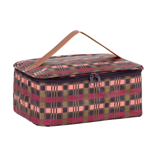 KOLLAB TOILETRY STASH BAG - Crimson Nights