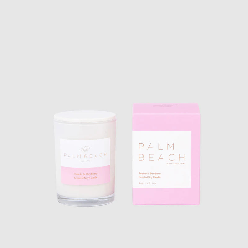 PALM BEACH POMELO & DEWBERRY MINI SOY CANDLE 90gm