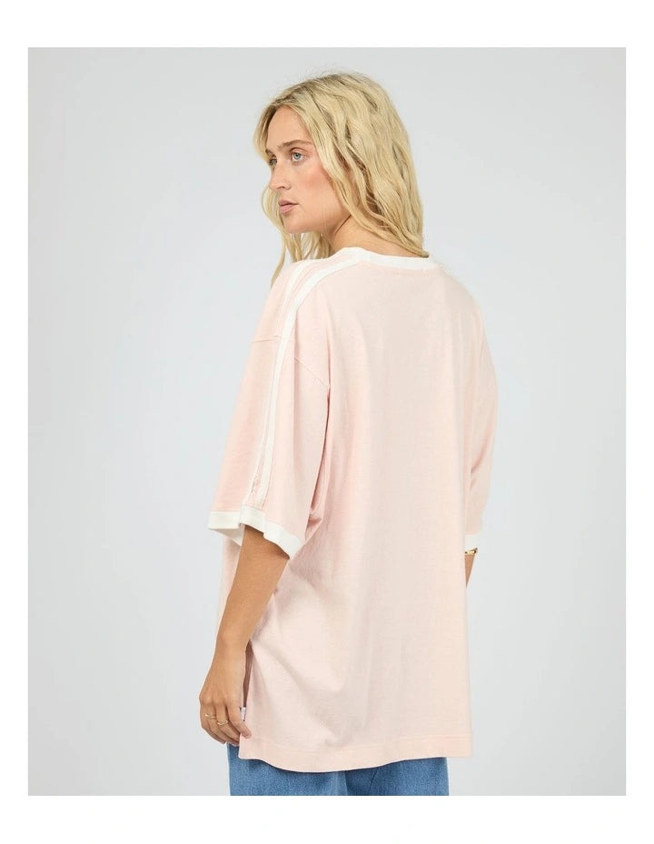 ALL ABOUT EVE From France Oversized Tee - Pink