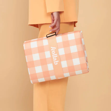 KOLLAB Picnic Mat - Apricot Check