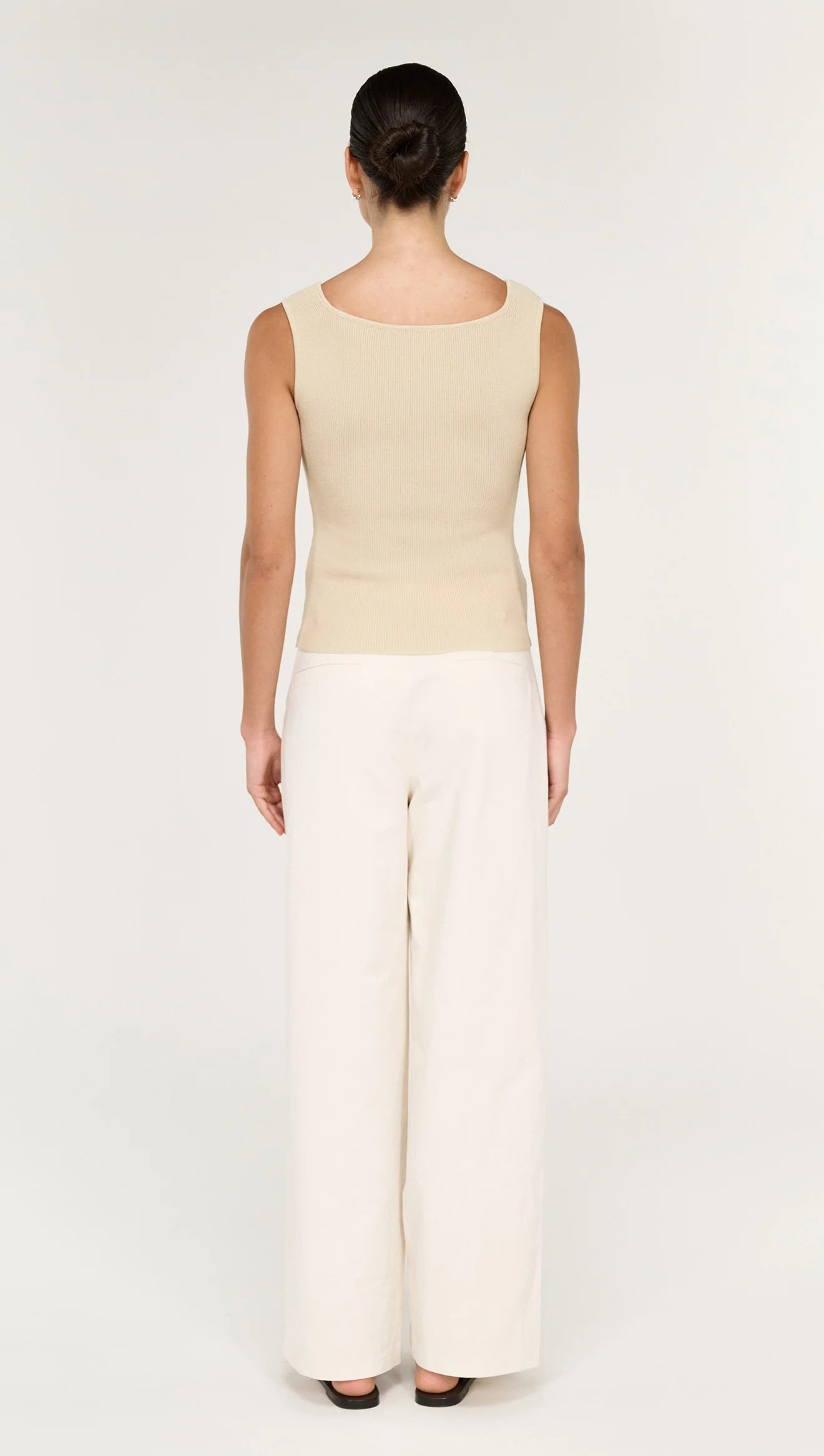 STAPLE THE LABEL Moda Reversible Knit - Ecru