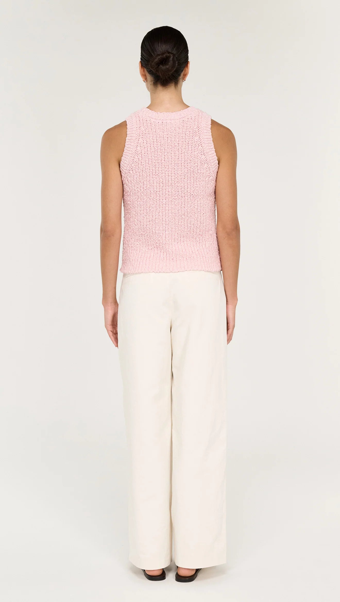 STAPLE THE LABEL Cove Knit Tank - Soft Pink