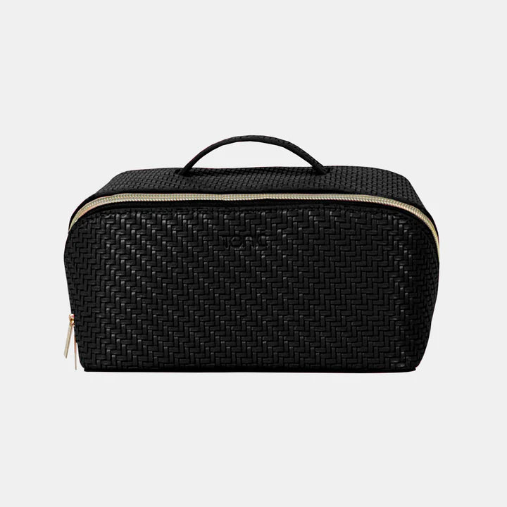 TONIC Herringbone Beauty Bag Medium Licorice
