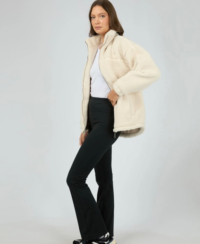 AAE Newport Zip Thru Teddy - Natural