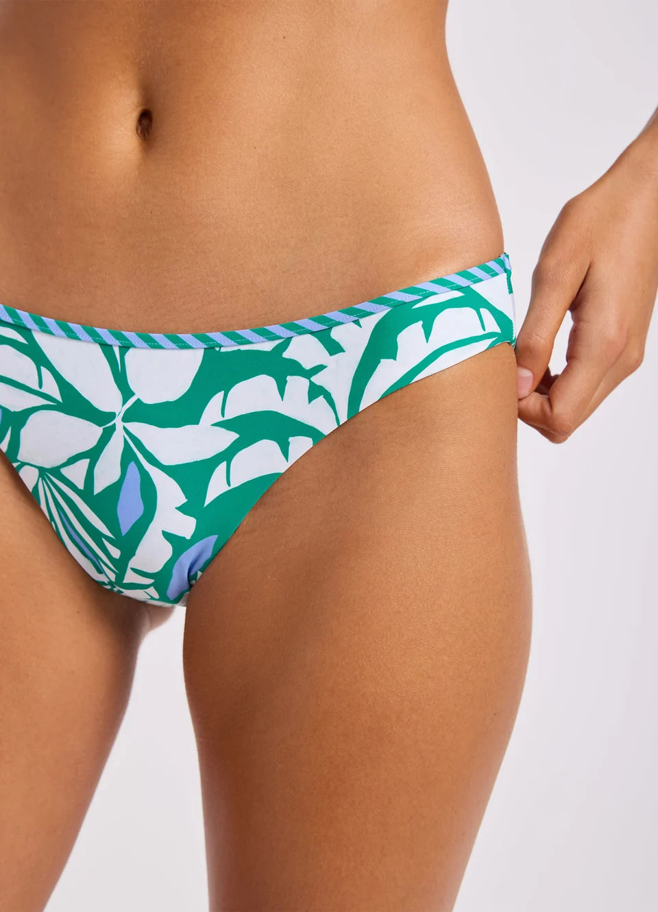 SEAFOLLY Retro Reef Hipster Bikini Bottom - Kelly Green