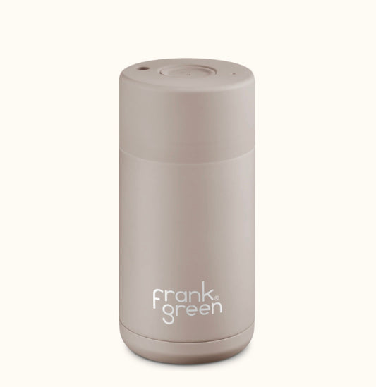 FRANK GREEN CERAMIC REUSABLE CUP (12oz/355ml) - MOONDUST