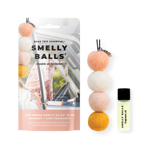 SMELLY BALLS Air Freshener Set - Sun Seeker Coconut & Lime 5ml