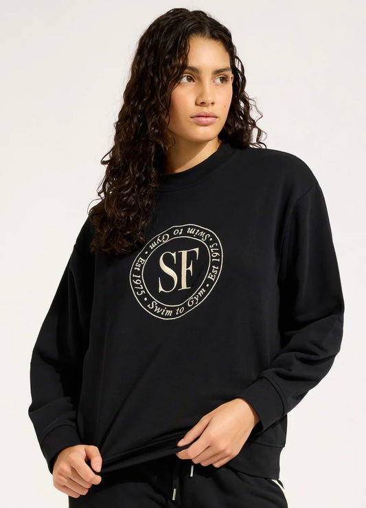 SEAFOLLY HERITAGE JUMPER - Black