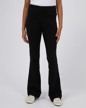 SILENT THEORY Elina Flare Pant - Black