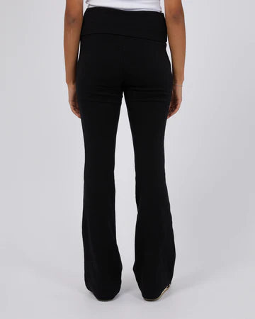 SILENT THEORY Elina Flare Pant - Black