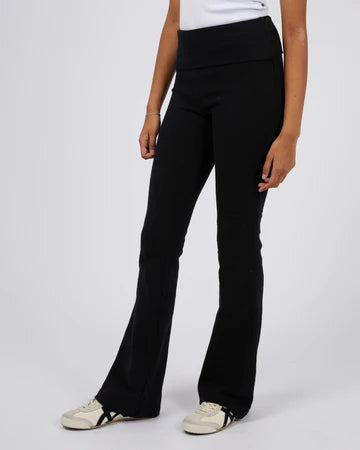 SILENT THEORY Elina Flare Pant - Black