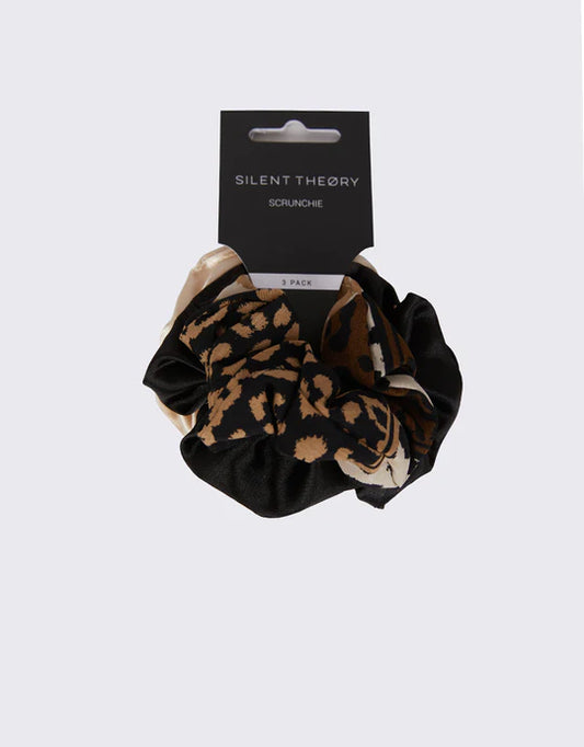 SILENT THEORY 3 Pack Rhodes Scrunchies - Multicoloured