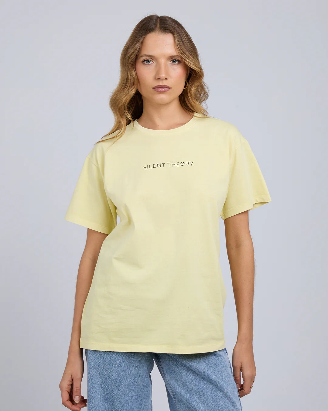 SILENT THEORY Logo Tee - Lemon