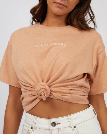 SILENT THEORY Logo Tee - Peach