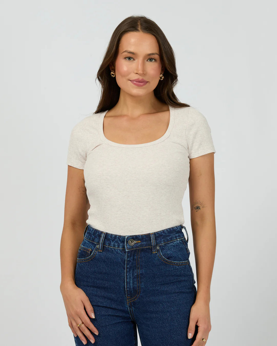 SILENT THEORY Mia Tee - Oatmeal