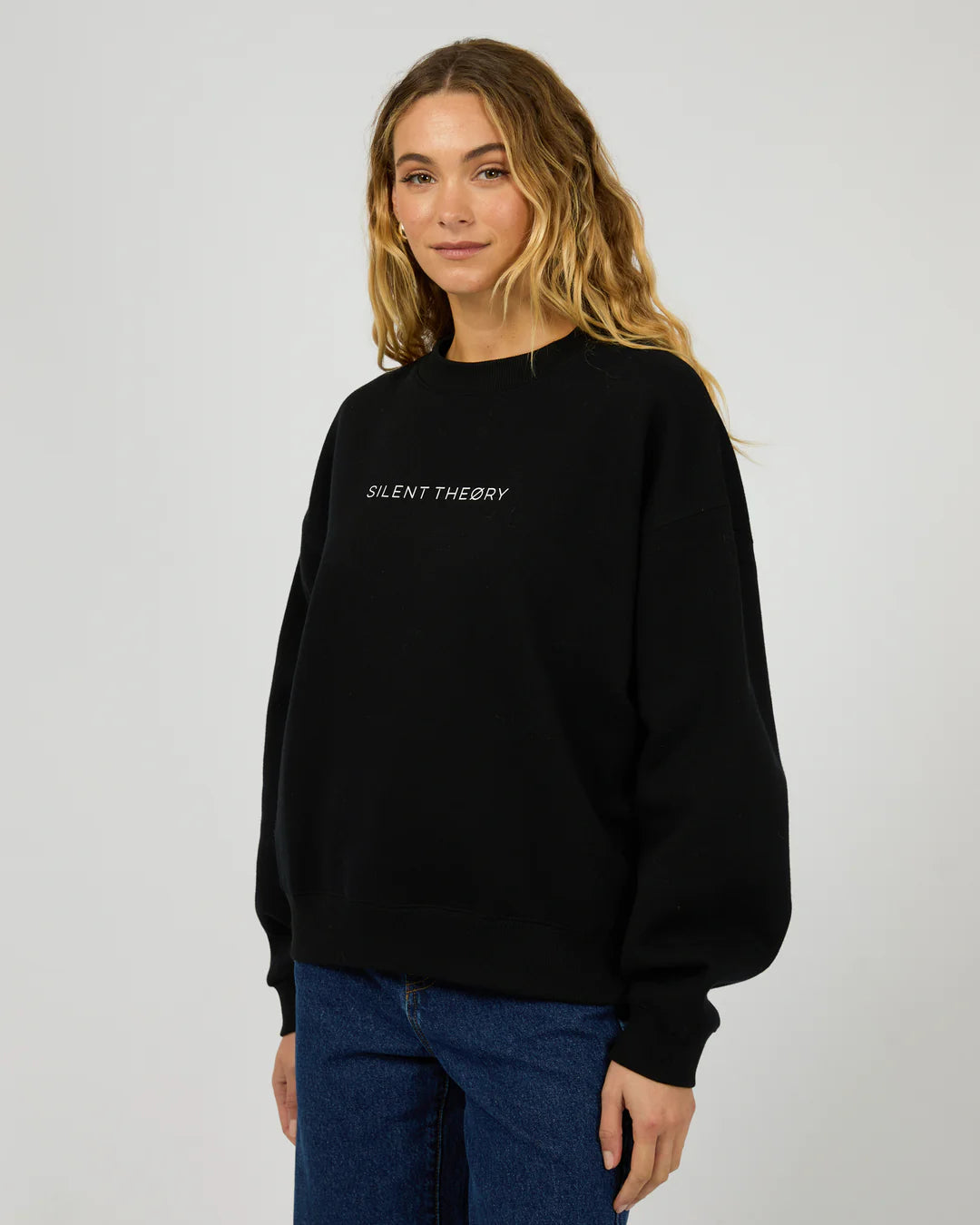 SILENT THEORY - LOGO CREW - Black