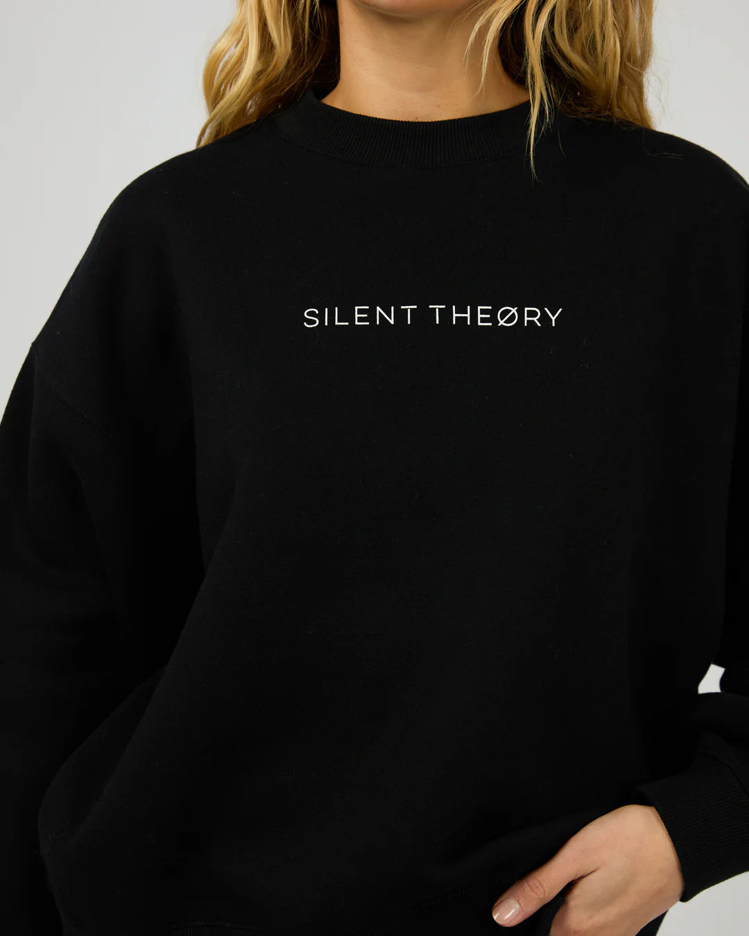 SILENT THEORY - LOGO CREW - Black