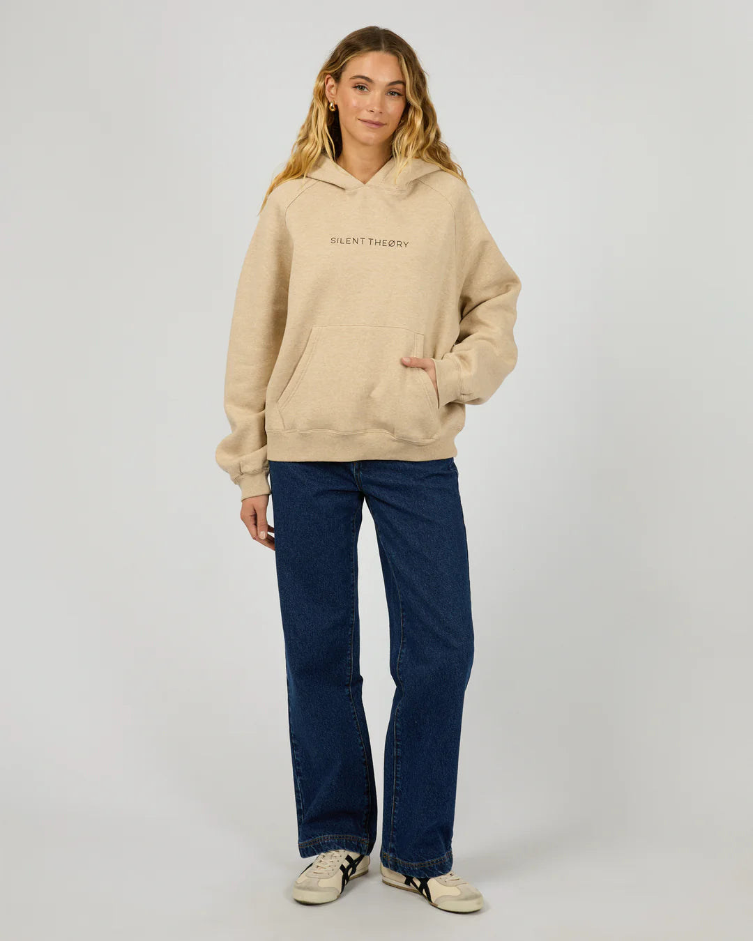 SILENT THEORY - LOGO HOODIE - Oatmeal
