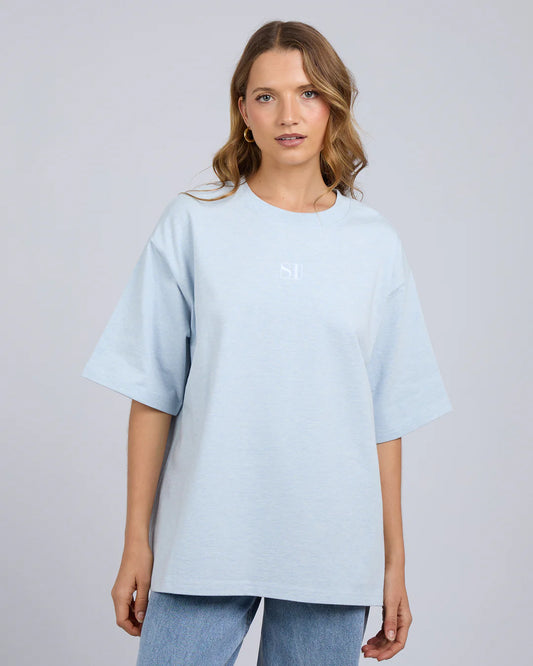 SILENT THEORY Silent Luxe Tee - Blue
