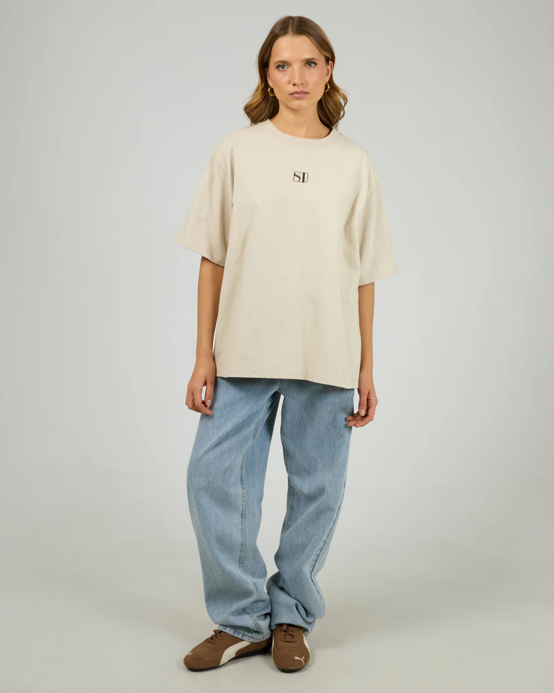 SILENT THEORY Silent Luxe Tee - Chalk