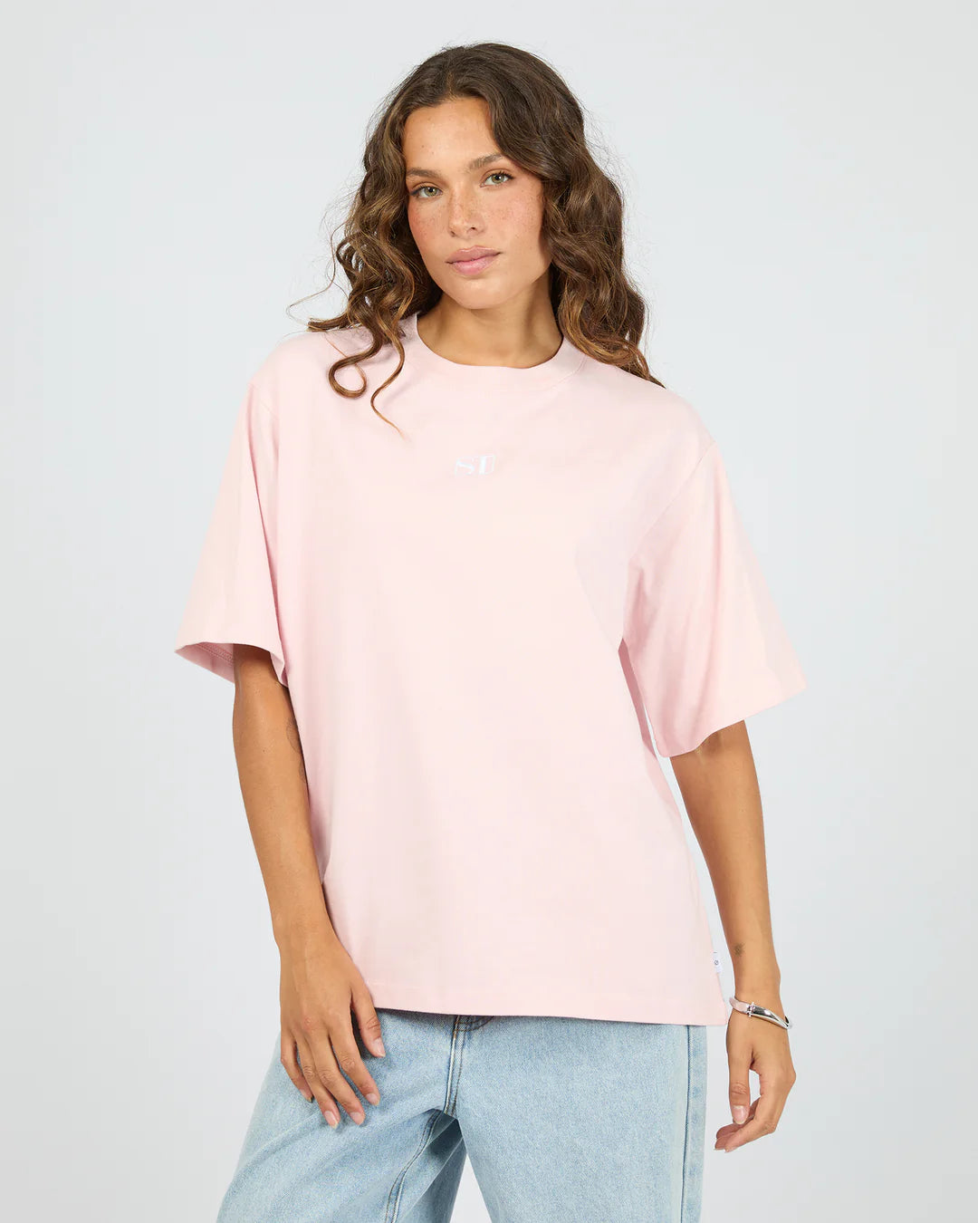 SILENT THEORY Silent Luxe Tee - Pale Pink