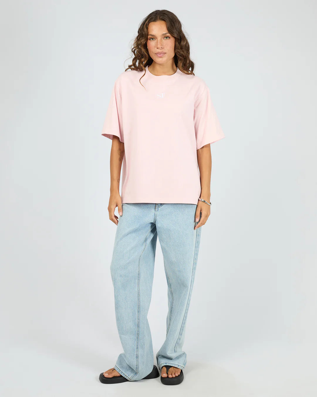 SILENT THEORY Silent Luxe Tee - Pale Pink
