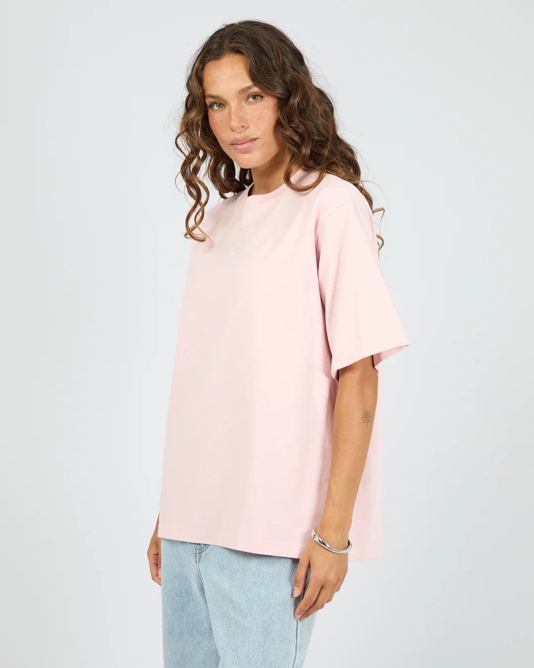 SILENT THEORY Silent Luxe Tee - Pale Pink