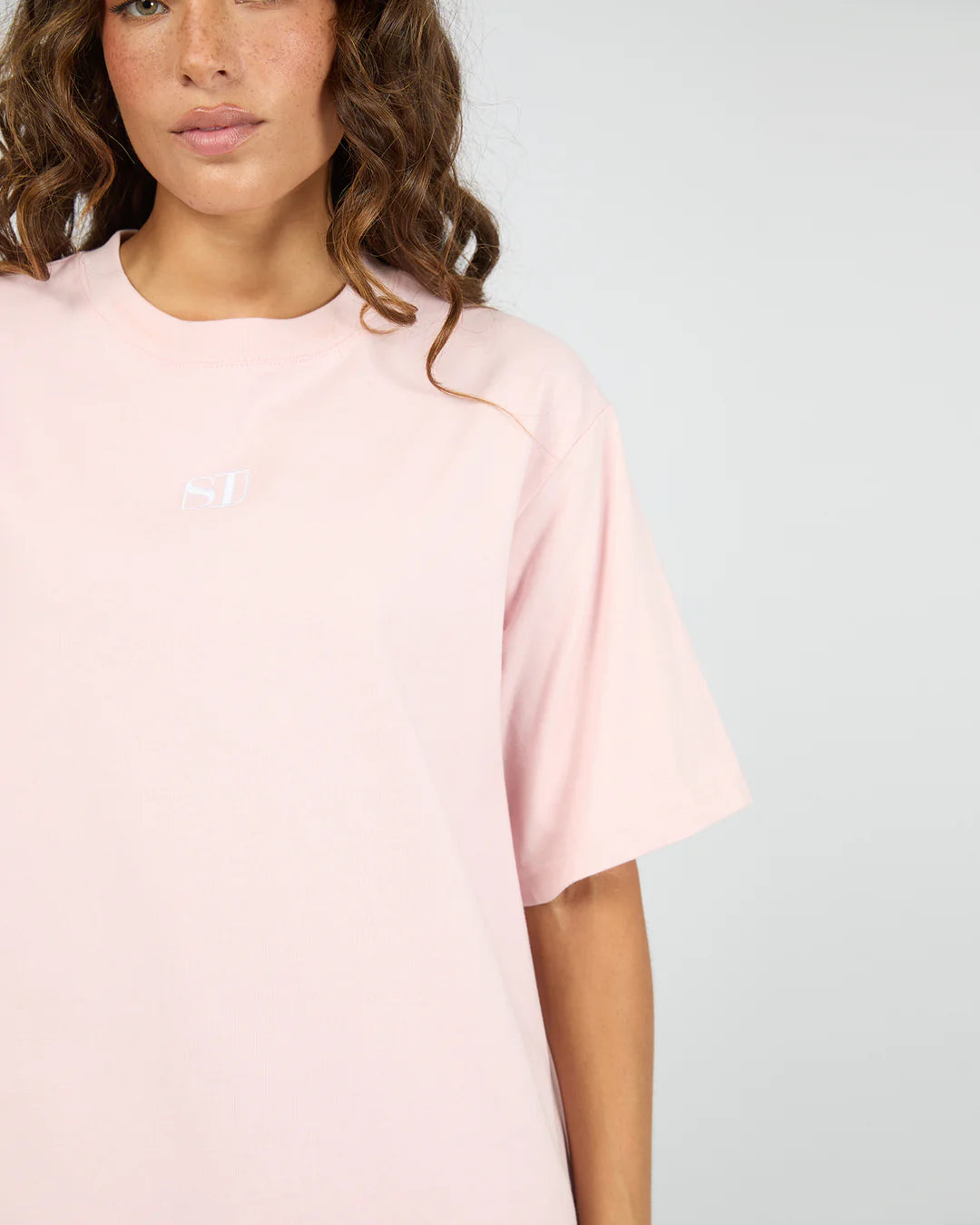 SILENT THEORY Silent Luxe Tee - Pale Pink