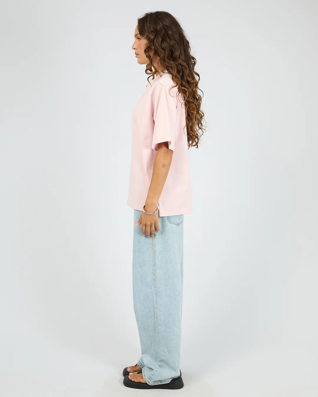SILENT THEORY Silent Luxe Tee - Pale Pink