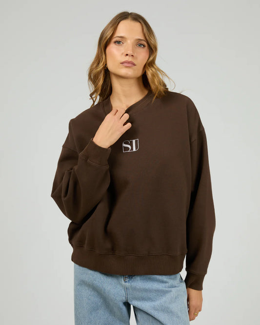 SILENT THEORY Luxe Crew - Chocolate
