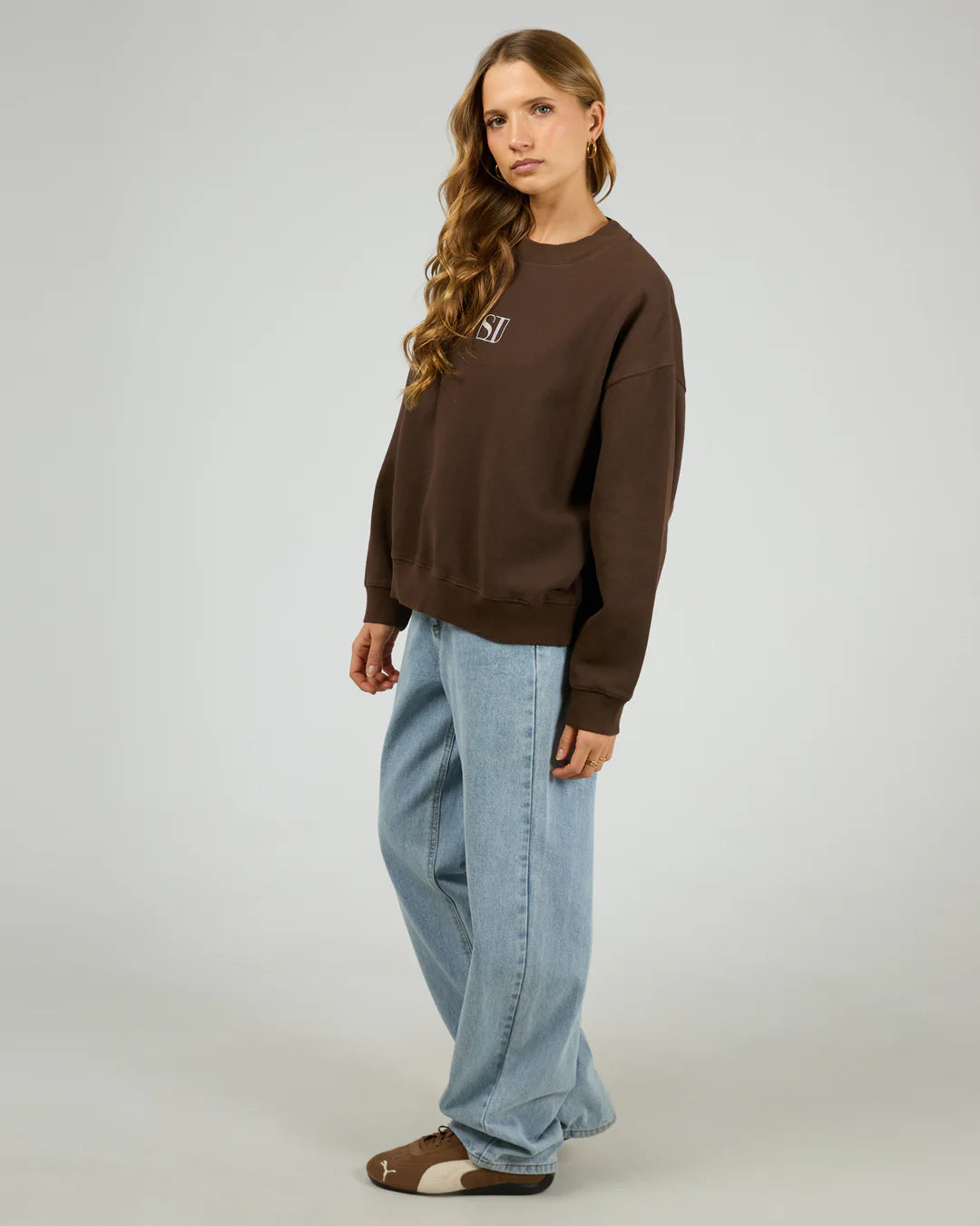 SILENT THEORY Luxe Crew - Chocolate
