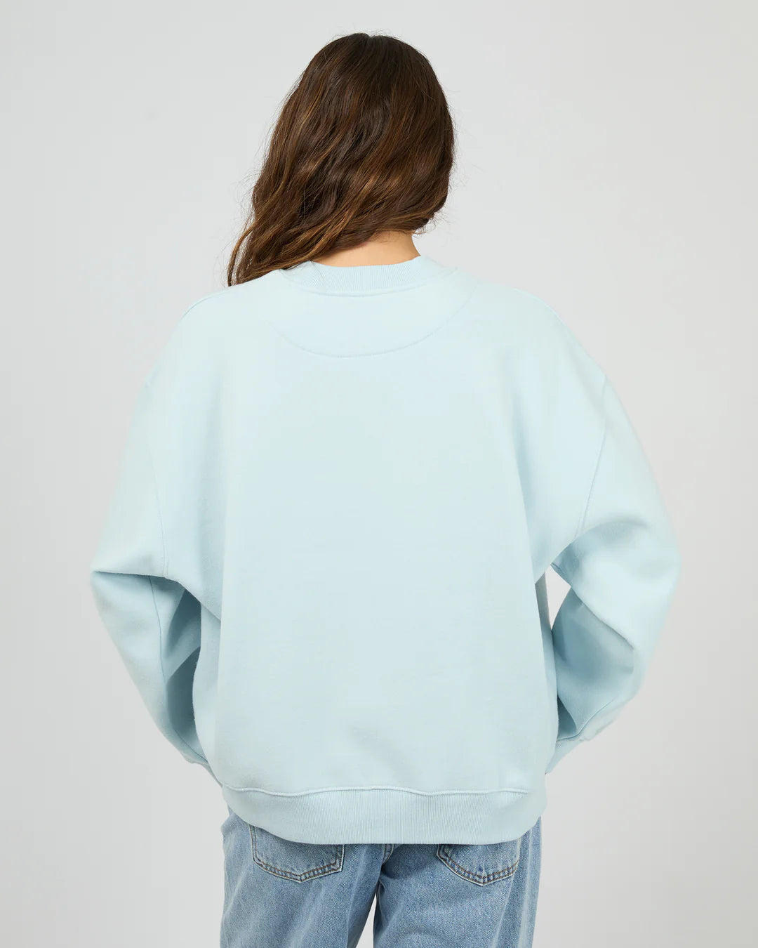 SILENT THEORY Luxe Crew - Light Blue
