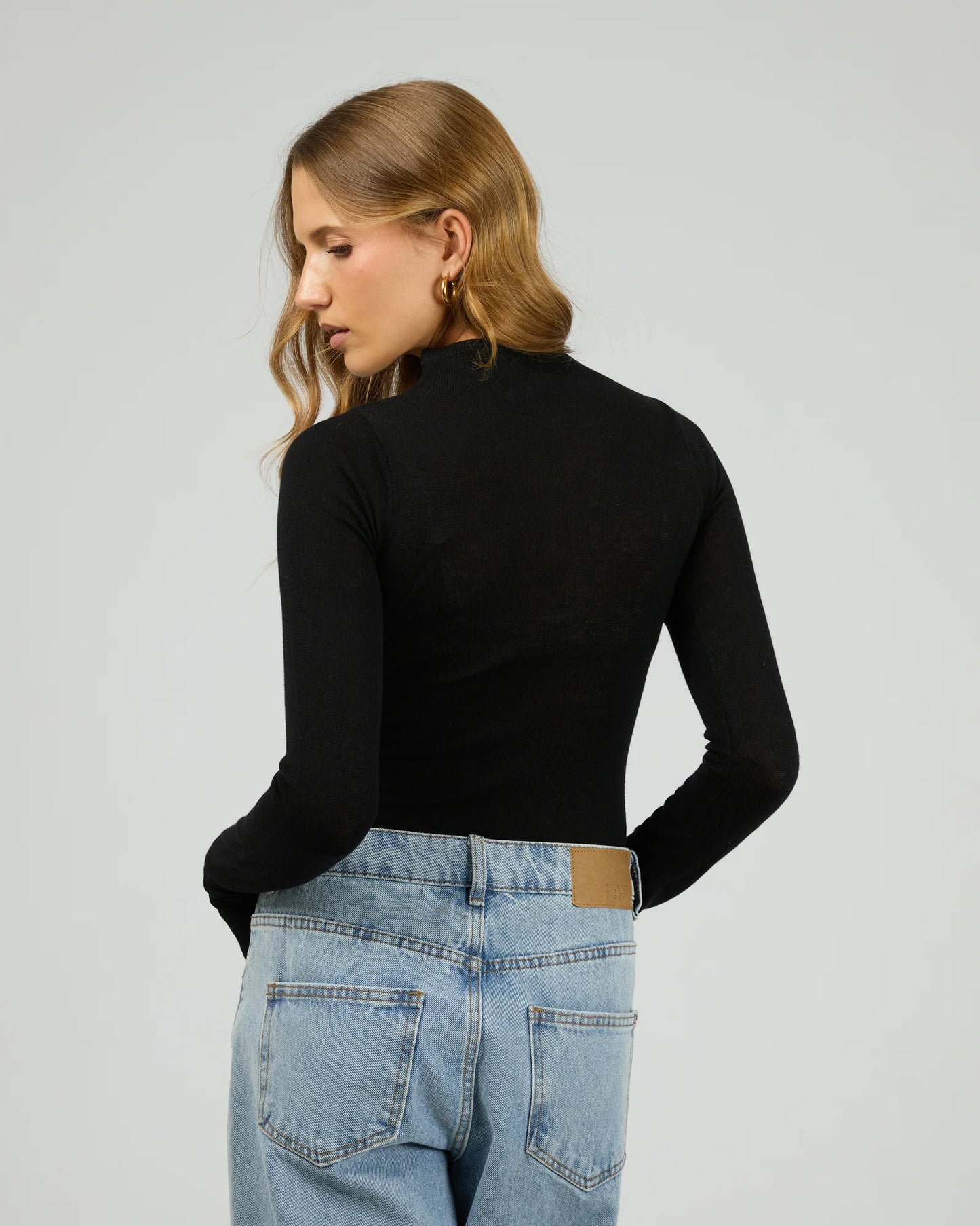 SILENT THEORY Priya Layering Long Sleeve - Black