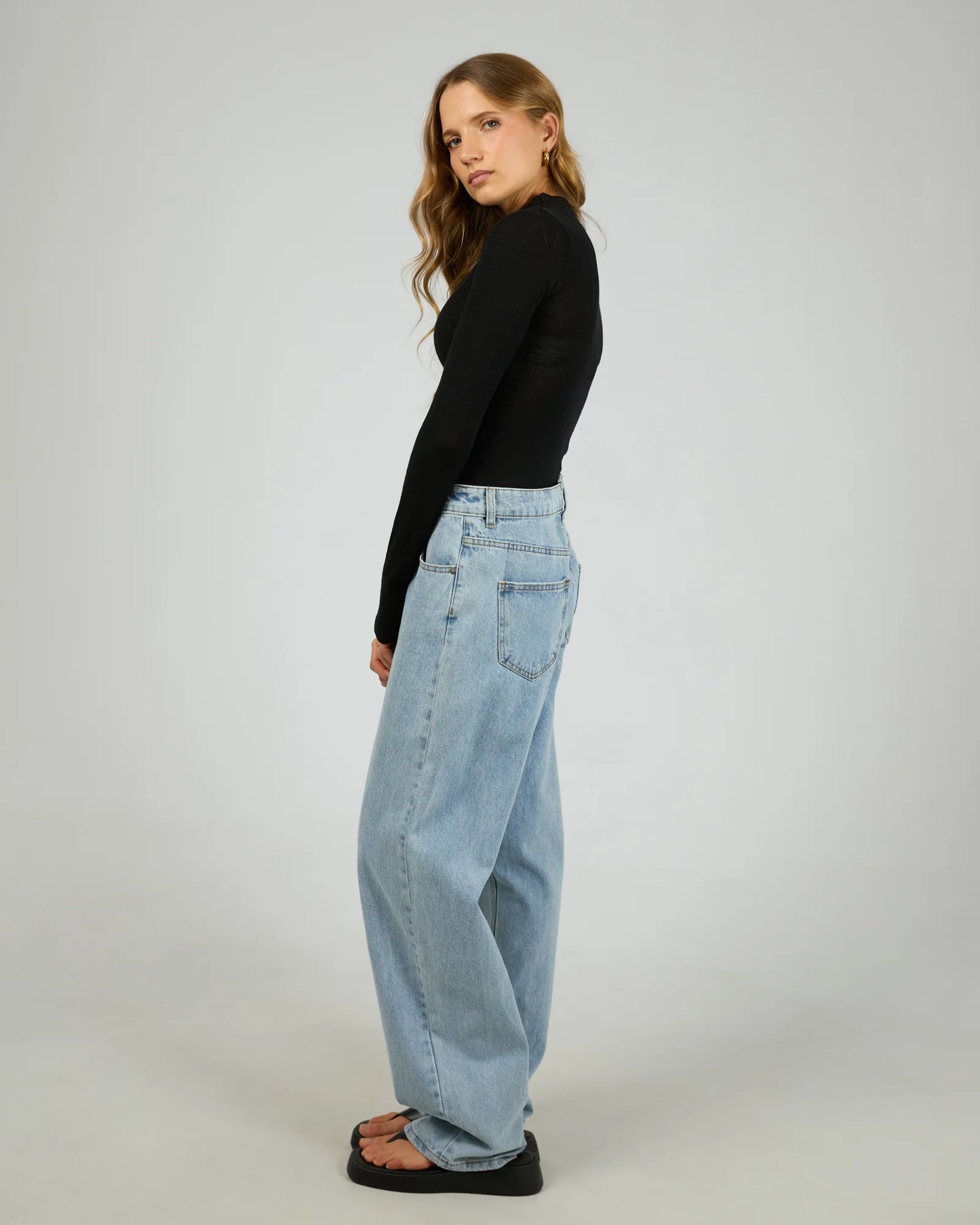 SILENT THEORY Priya Layering Long Sleeve - Black