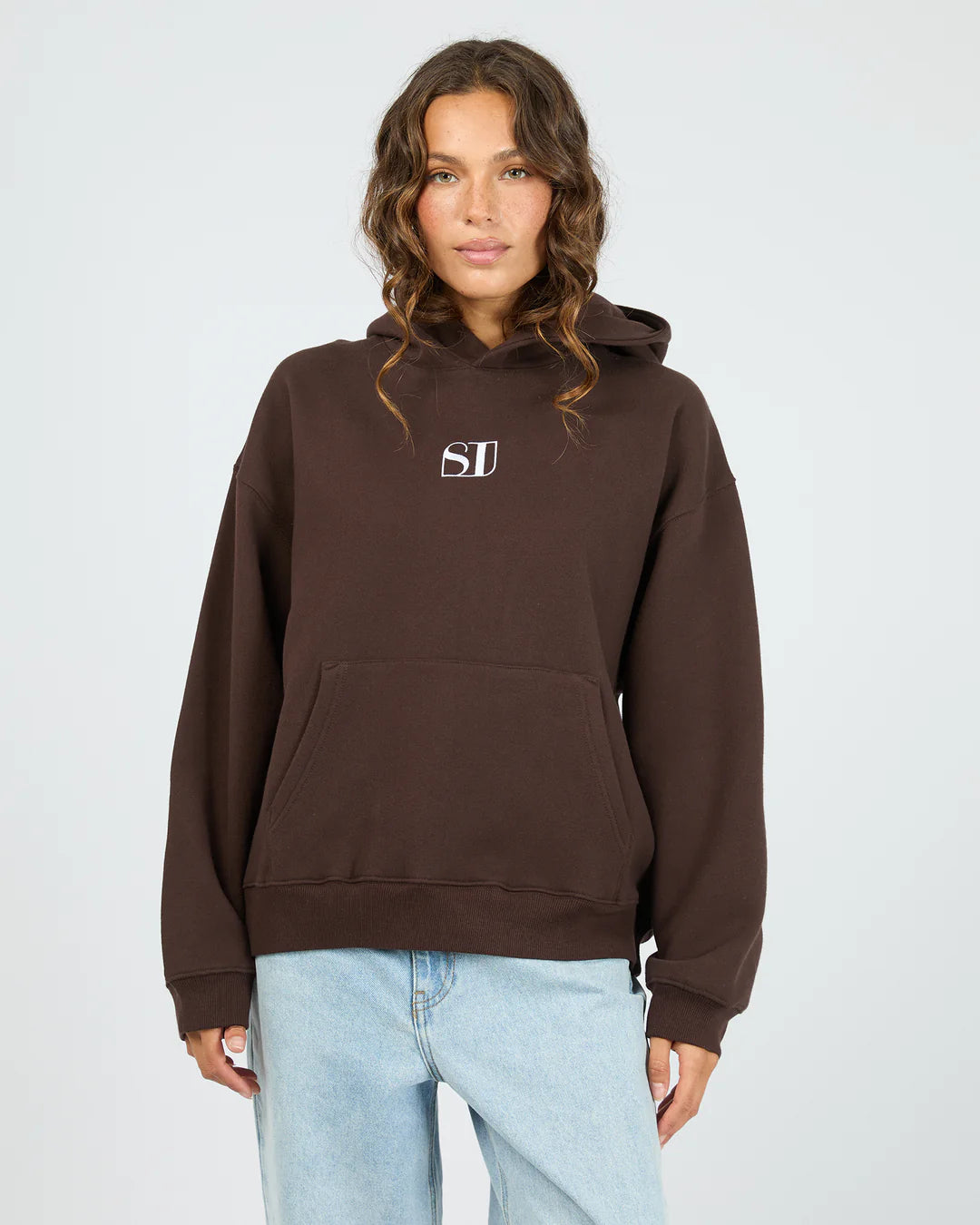 SILENT THEORY Luxe Hoodie - Chocolate