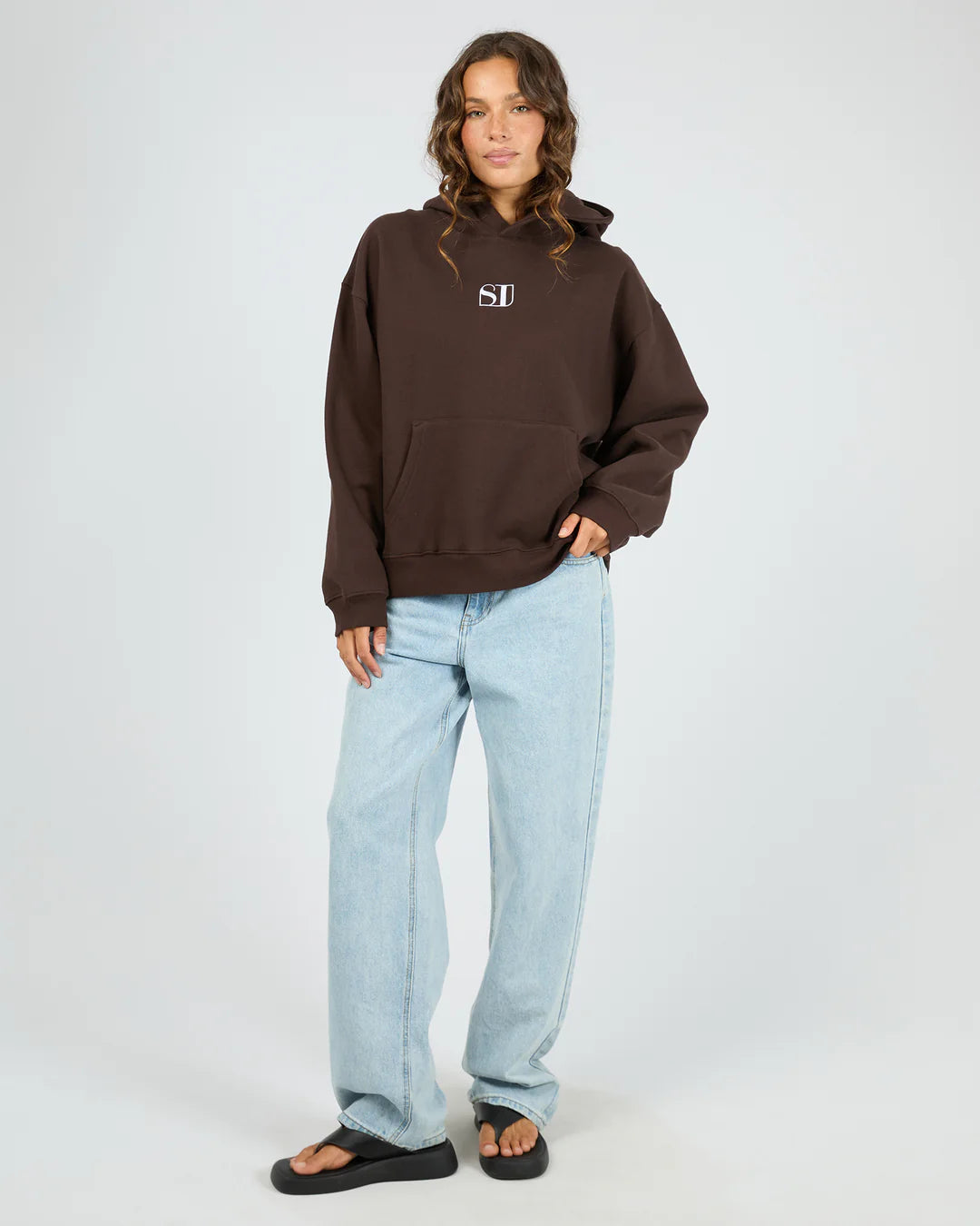 SILENT THEORY Luxe Hoodie - Chocolate