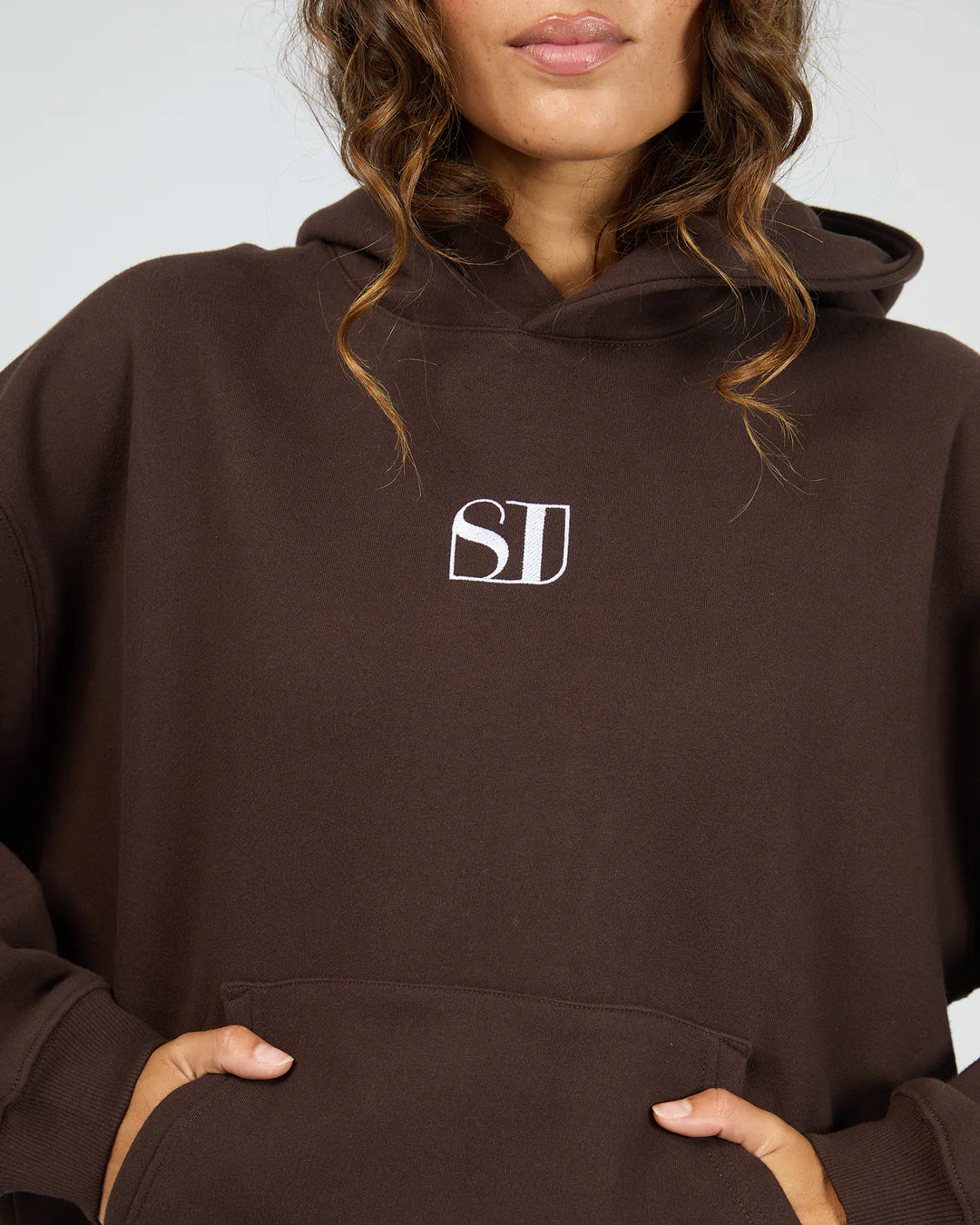 SILENT THEORY Luxe Hoodie - Chocolate